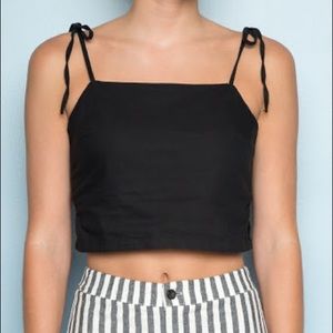 Brandy Melville Black Dena Top